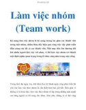 Làm việc nhóm (Team work)