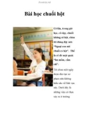 Bài học chuối hột