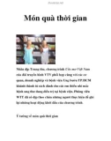 Món quà thời gian