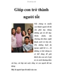 Giúp con trở thành người tốt