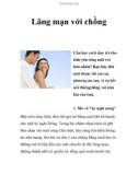 Lãng mạn với chồng