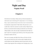 Night and Day Virginia Woolf Chapter 6