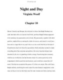 Night and Day Virginia Woolf Chapter 10