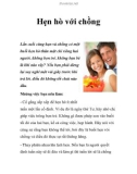 Hẹn hò với chồng