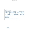 Giáo trình Microsoft Access năm 2012