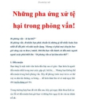 Những pha ứng xử tệ hại trong phỏng vấn!