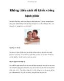 Không thiếu cách để khiến chồng hạnh phúc