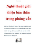 Nghệ thuật giới thiệu bản thân trong phỏng vấn