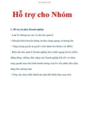 Hỗ trợ cho Nhóm