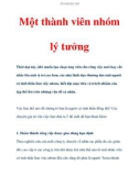 Một thành viên nhóm lý tưởng