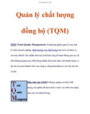 Quản lý chất lượng đồng bộ (TQM)