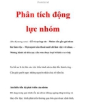 Phân tích động lực nhóm