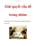 Giải quyết vấn đề trong nhóm