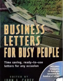 Business Letters For Busy People