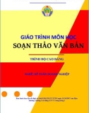 Giáo trình môn học Soạn thảo văn bản