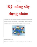 Kỹ năng xây dựng nhóm