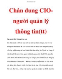 Chân dung CIOngười quản lý thông tin(tt)