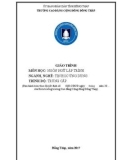 Giáo trình Ngôn ngữ lập trình (Nghề: Tin học ứng dụng - Trung cấp) - Trường Cao đẳng Cộng đồng Đồng Tháp