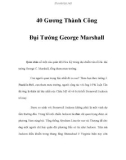 40 Gương Thành Công - Đại Tướng George Marshall