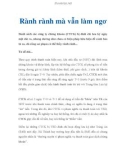 Rành rành mà vẫn làm ngơ