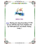 Đề tài: Hướng mở rộng hoạt động CVTD tại các NHTM Việt Nam (Nghiên cứu tại NHNo&PTNT chi nhánh Thăng Long )