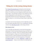 Thông tin và thị trường chứng khoán