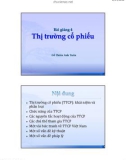 Bài 4: Thị trường cổ phiếu