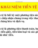 Bài giảng về Chính sách tiền tệ