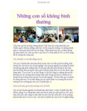 Những con số không bình thường