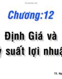 Định gía và tỷ suất lợi nhuận