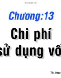 Chương 13 - Chi phí sử dụng vốn