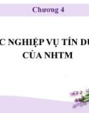 Các nghiệp vụ tín dụng của ngân hàng thương mại