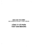 Báo cáo tài chính công ty cổ phần thủy sản Mekong_Năm tài chính kết thúc ngày 31 tháng 12 năm 2009