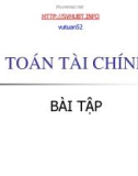 Bài tập toán tài chính