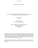 CAPITAL ACCOUNT LIBERALIZATION, INSTITUTIONS AND FINANCIAL DEVELOPMENT: CROSS COUNTRY EVIDENCE