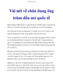 Vài nét về chân dung ông trùm dầu mỏ quốc tế