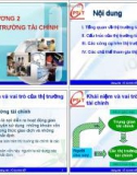 Bài giảng Tài chính tiền tệ (Ths.Vũ Quang Kết) - Chương 2: Thị trường tài chính