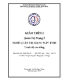 Giáo trình Quản trị mạng (Nghề: Quản trị mạng máy tính - Trình độ Cao đẳng) - Trường Cao đẳng Nghề An Giang