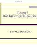 Bài giảng Phân tích chính sách thuế: Chương 1 - Ts. Lê Quang Cường