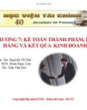 Bài giảng Kế toán tài chính: Chương 7 - Học viện Tài chính