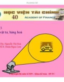 Bài giảng Kế toán tài chính: Chương 3 - Học viện Tài chính