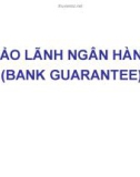 Bài giảng Nghiệp vụ ngân hàng thương mại: Chương 5 - PGS.TS Trần Huy Hoàng