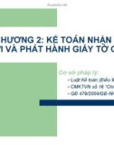 Bài giảng Kế toán ngân hàng thương mại: Chương 2