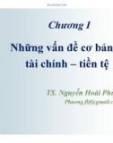 Bài giảng Lý thuyết tài chính tiền tệ: Chương 1 - TS. Nguyễn Hoài Phương