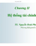 Bài giảng Lý thuyết tài chính tiền tệ: Chương 2 - TS. Nguyễn Hoài Phương