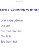 Bài giảng Quản trị ngân hàng thương mại chương 5 - Đại học kinh tế Quốc Dân