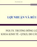 Bài giảng Tài chính doanh nghiệp: Chương 3 - PGS.TS. Trương Đông Lộc