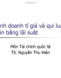 Bài giảng Tài chính tiền tệ: Chương 5 - TS. Nguyễn Thu Hiền