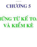 Bài giảng Nguyên lý kế toán: Chương 5 - GV. Phạm Thanh Liêm