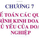 Bài giảng Nguyên lý kế toán: Chương 7 - GV. Phạm Thanh Liêm